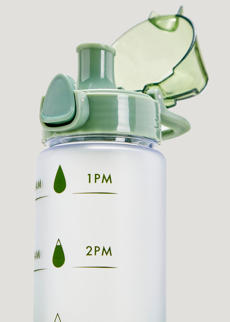 Kichna Green Ombre Tracker Reusable Water Bottle (700ml)