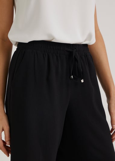 Black Knee Length Shorts