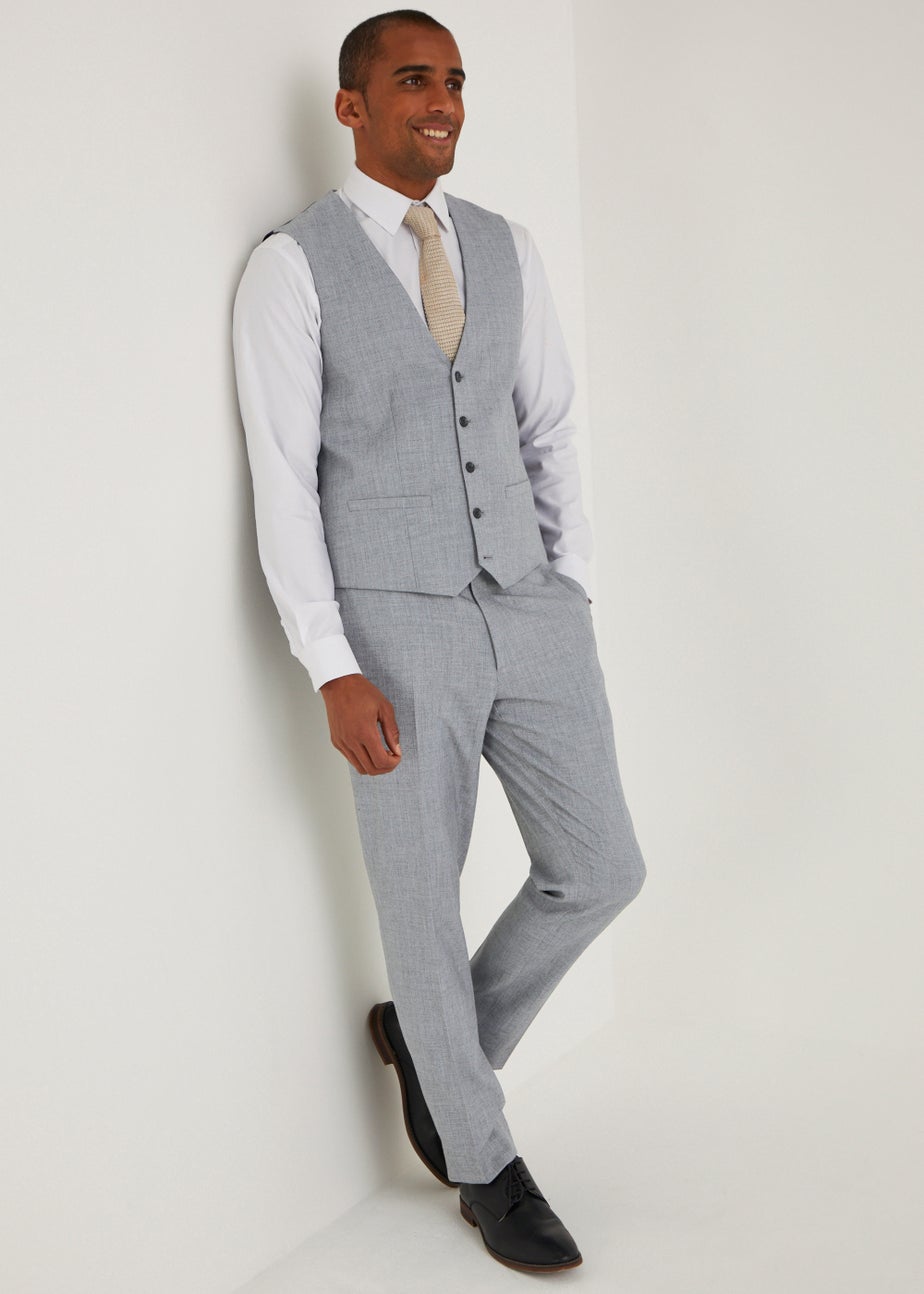 Taylor & Wright Hanks Grey Slim Fit Suit Trousers