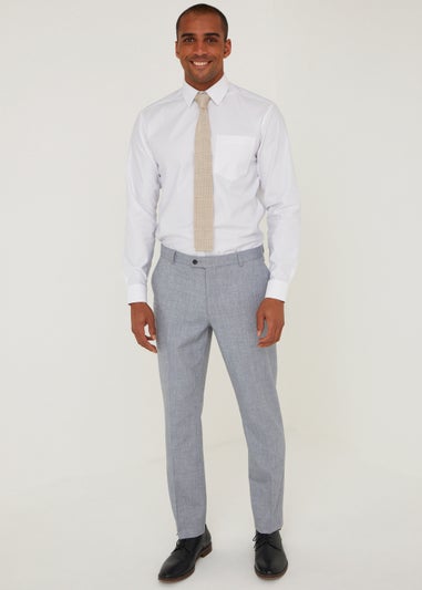 Taylor & Wright Hanks Grey Slim Fit Suit Trousers