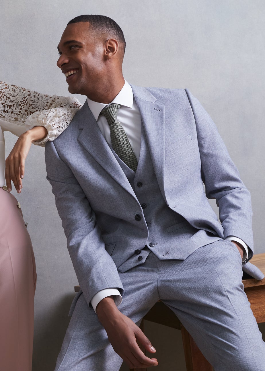 Taylor & Wright Hanks Grey Slim Fit Suit Trousers