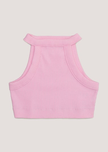 Candy Couture Pink Racer Back Top (9-16yrs)