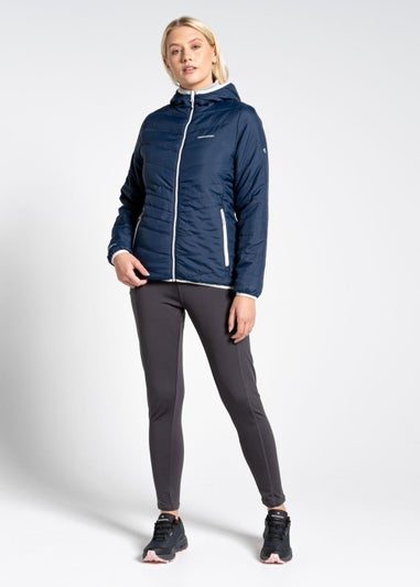 Craghoppers Navy CompLite Reversible Hooded Jacket