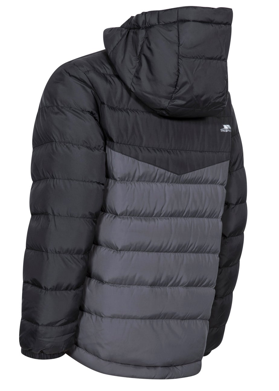 Kids Trespass Black Oskar Jacket (2-12yrs)