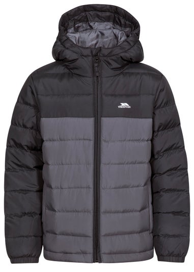 Kids Trespass Black Oskar Jacket (2-12yrs)