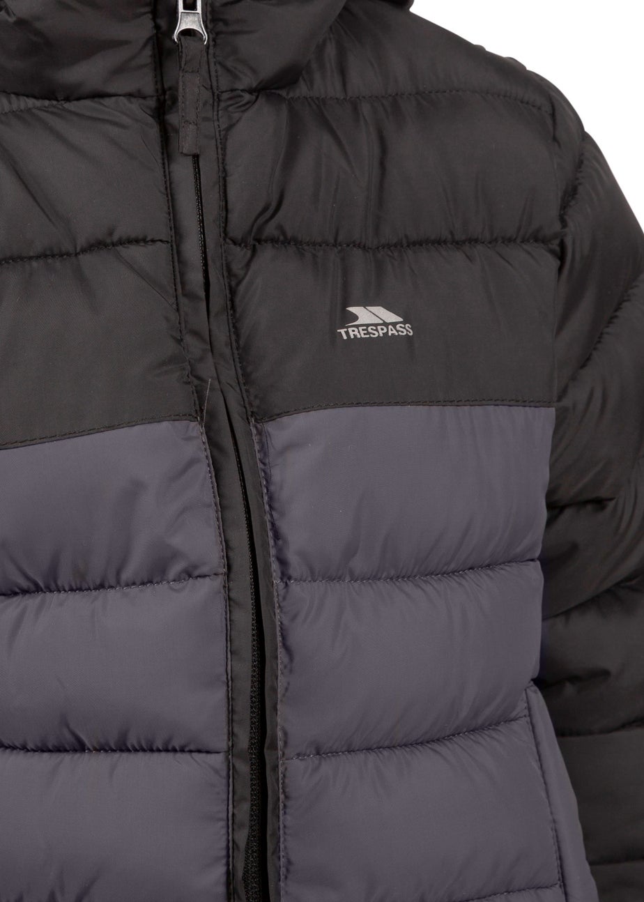 Kids Trespass Black Oskar Jacket (2-12yrs)