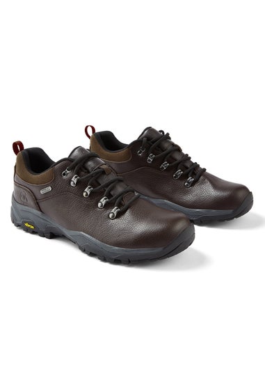 Craghoppers Brown Kiwi Lite Leather Hiking Shoes