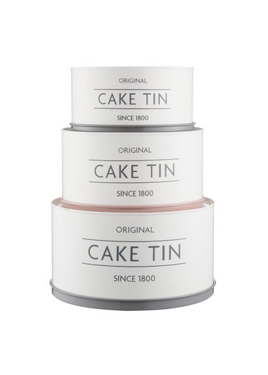 Mason Cash Innovative Kitchen Set of 3 Cake Tins (22.5cm x 22.5cm x 14.5cm)