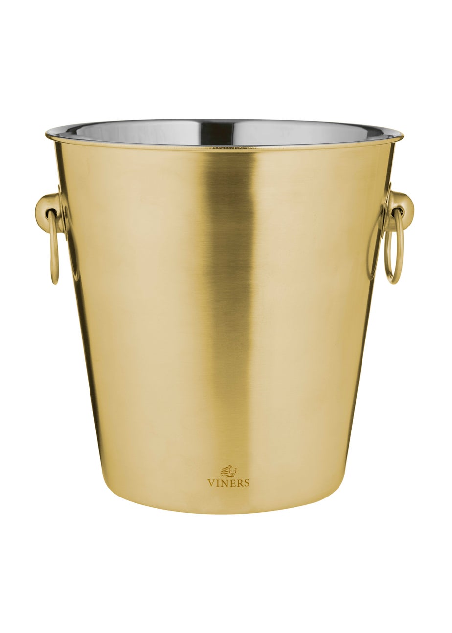 Viners Barware Gold Ice Bucket (4L)