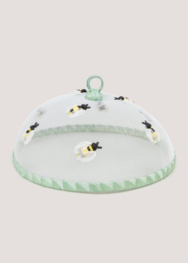 Green Bee Outdoor Food Cover (30cm x 12cm)