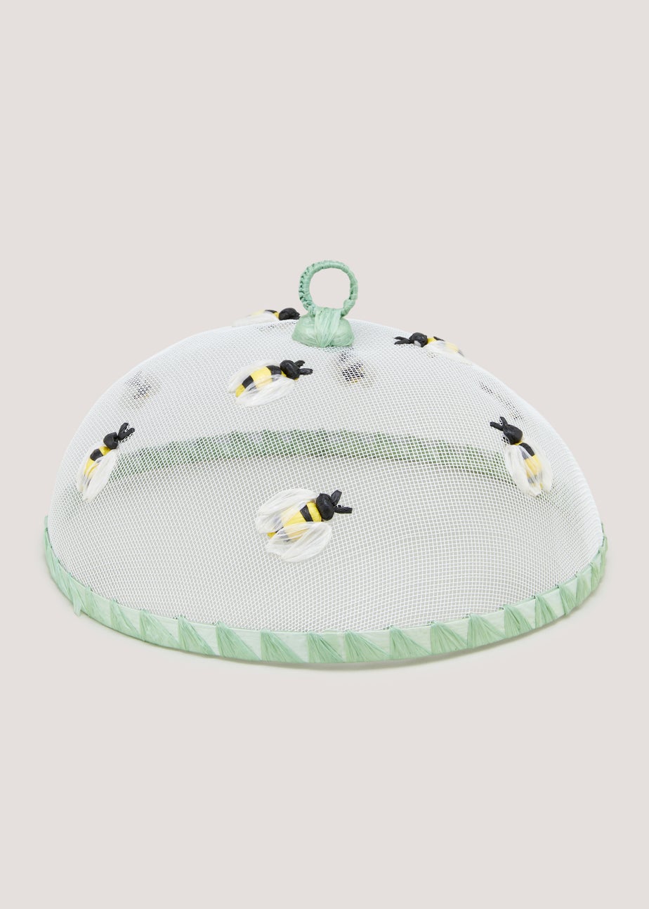 Green Bee Outdoor Food Cover (30cm x 12cm)