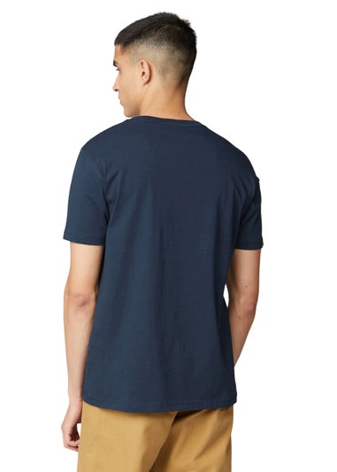 Ben Sherman Dark Navy Signature Flock T-Shirt