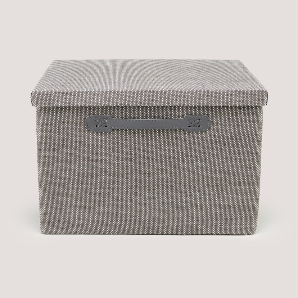 Grey Foldable Storage Box