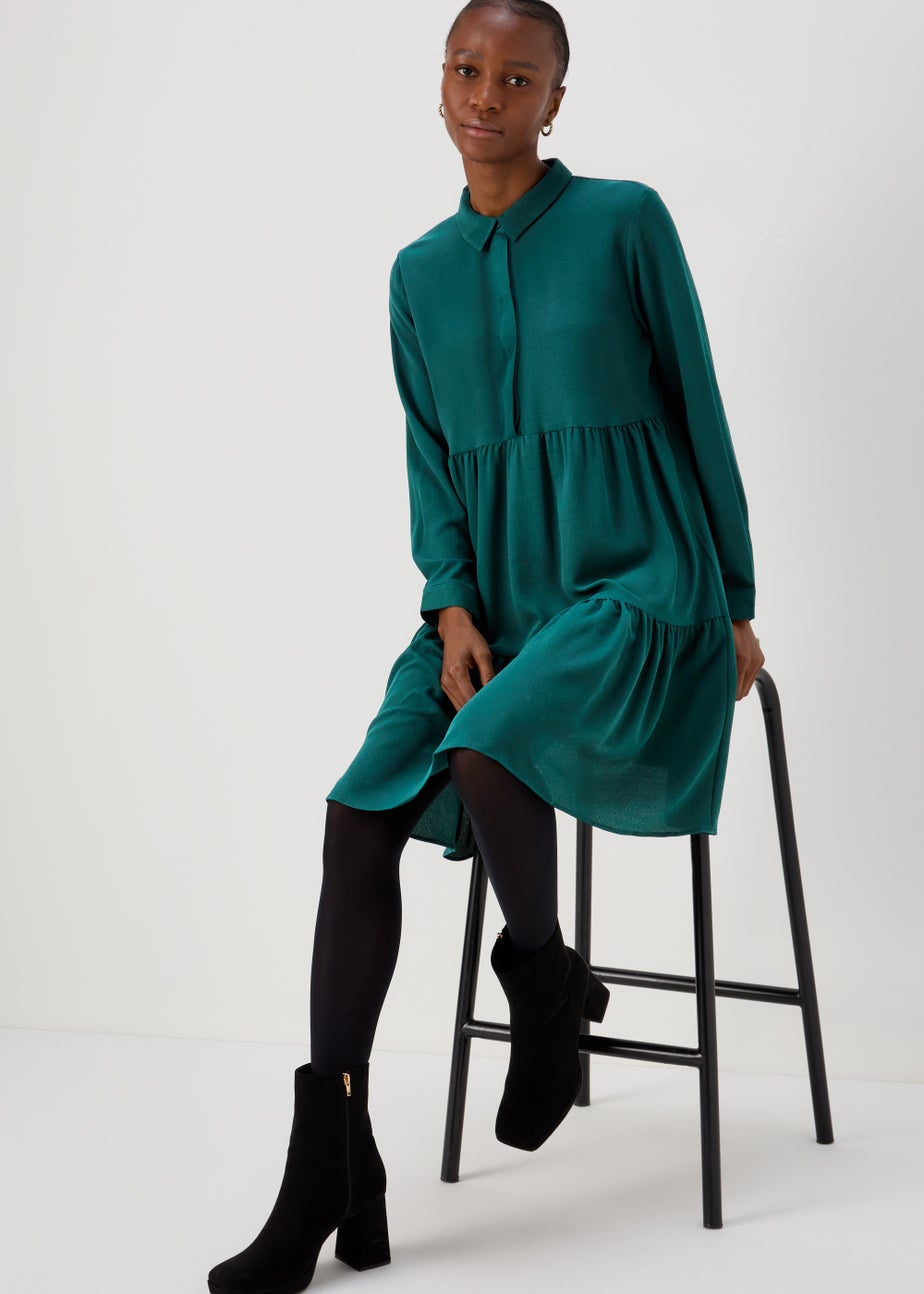 JDY Piper Green Shirt Dress