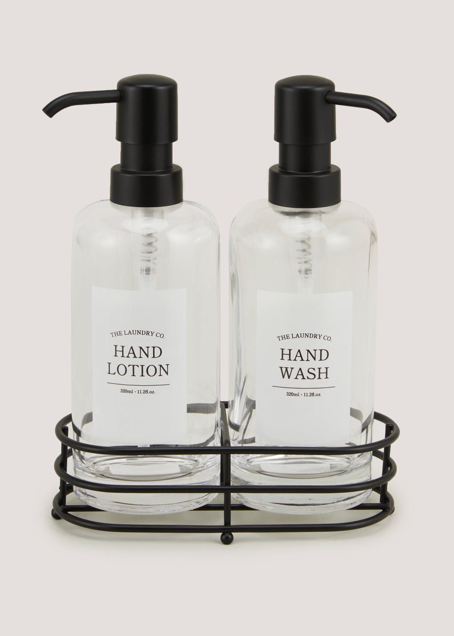 2 Pack Soap Dispenser & Stand