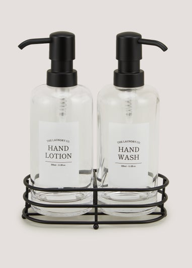 2 Pack Soap Dispenser & Stand