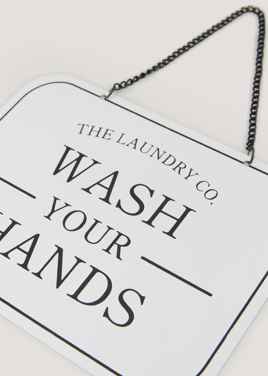 Wash Your Hands Bathroom Sign (15cm x 20cm)