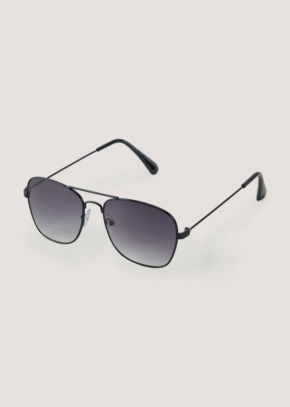 Black Aviator Sunglasses