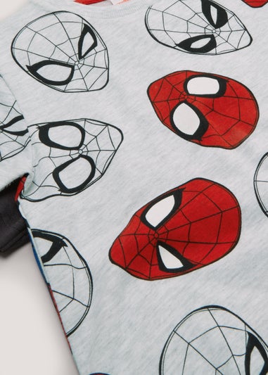 Kids 2 Pack Marvel Spider-Man Pyjama Sets (18mths-8yrs)