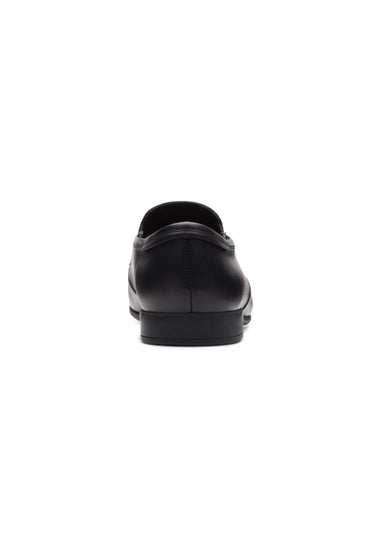 Clarks Black Sidton Edge Leather Shoes