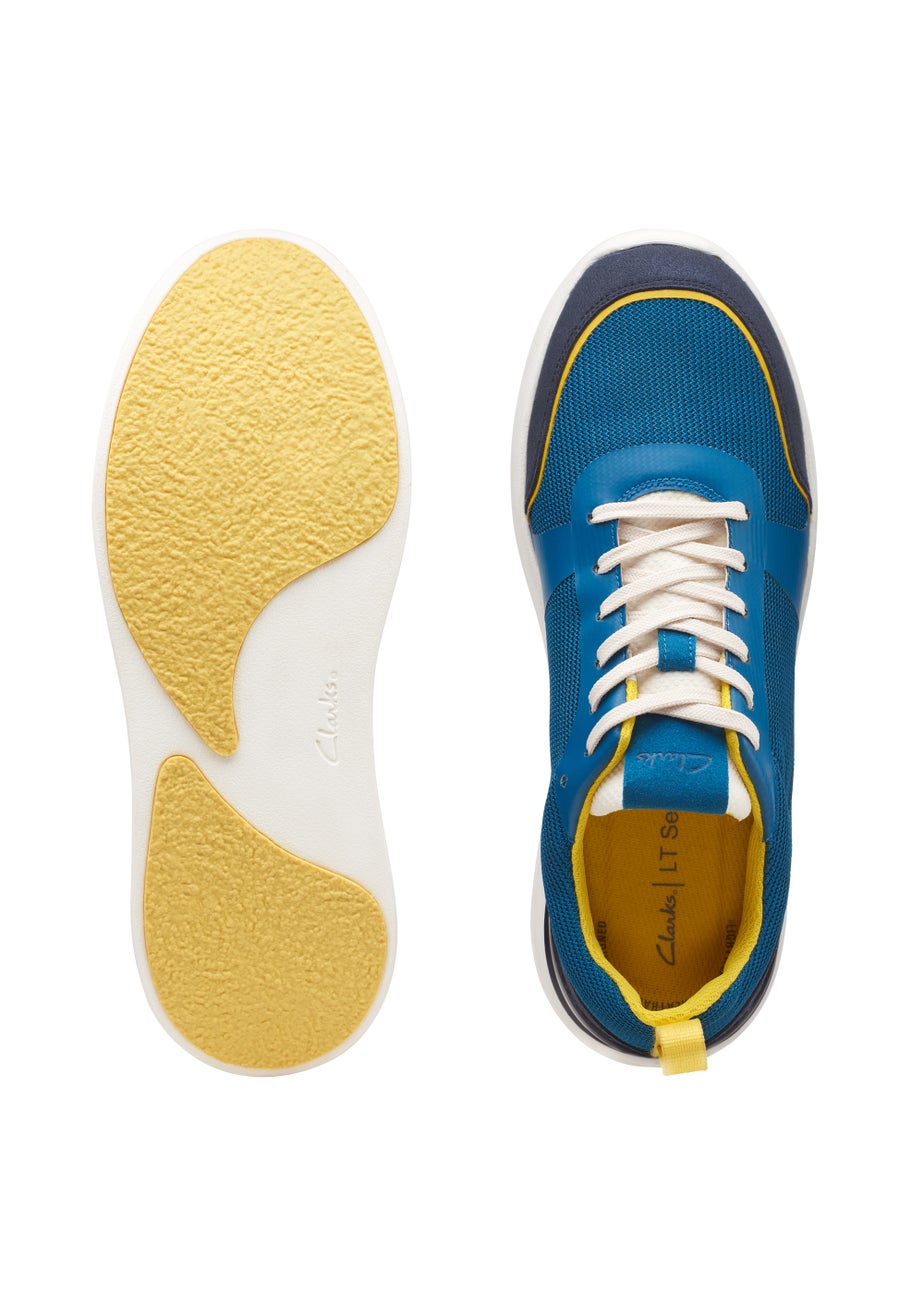 Clarks Teal LT Lace Lightweight Trainers