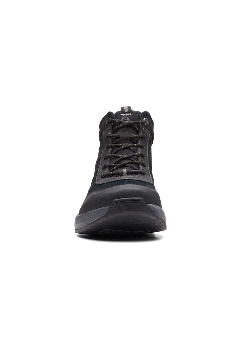 Clarks Black Wellman Top GP Leather Walking Boots