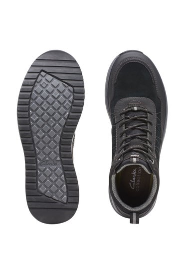 Clarks Black Wellman Top GP Leather Walking Boots