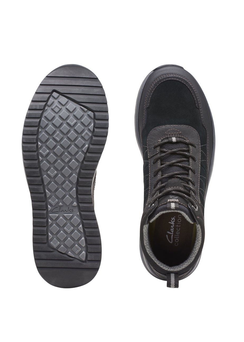 Clarks Black Wellman Top GP Leather Walking Boots