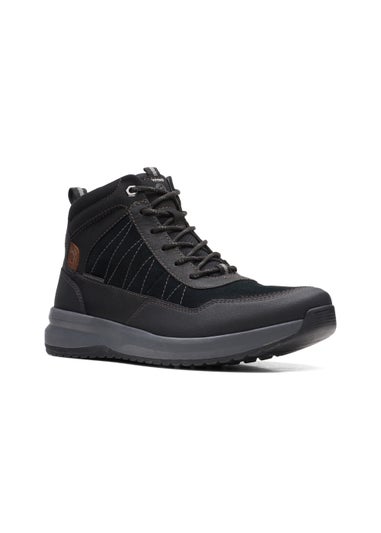Clarks Black Wellman Top GP Leather Walking Boots