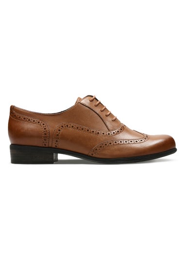 Clarks Brown Humble Oak Leather Brogues