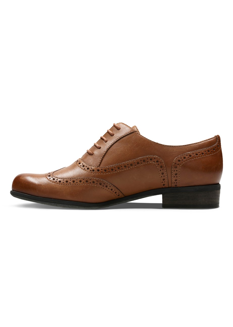 Clarks Brown Humble Oak Leather Brogues