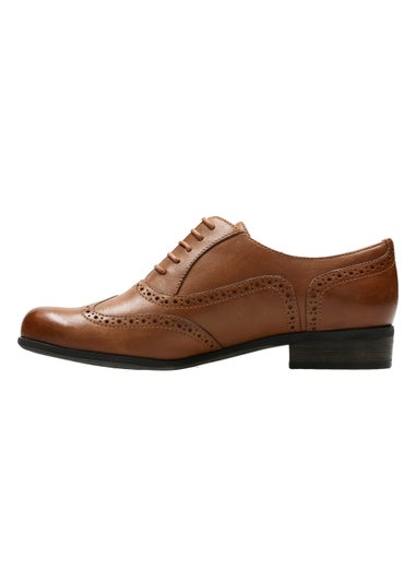 Clarks Brown Humble Oak Leather Brogues