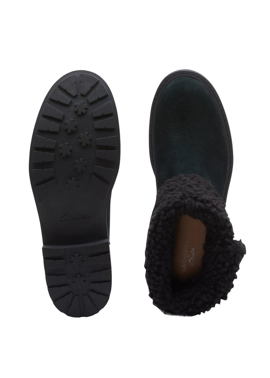 Clarks Stone Opal Zip Warmlined Boots