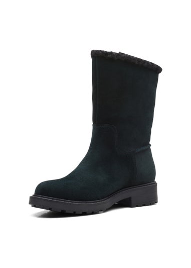 Clarks Stone Opal Zip Warmlined Boots