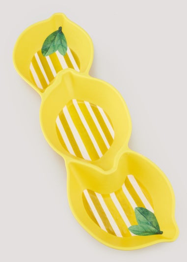Yellow Lemon Outdoor Dip Bowl (44cm x 14.5cm x 5cm)