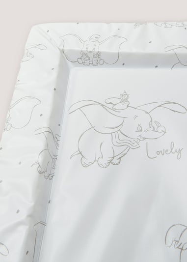 White Disney Dumbo Baby Changing Mat (30cm x 17cm x 2cm)