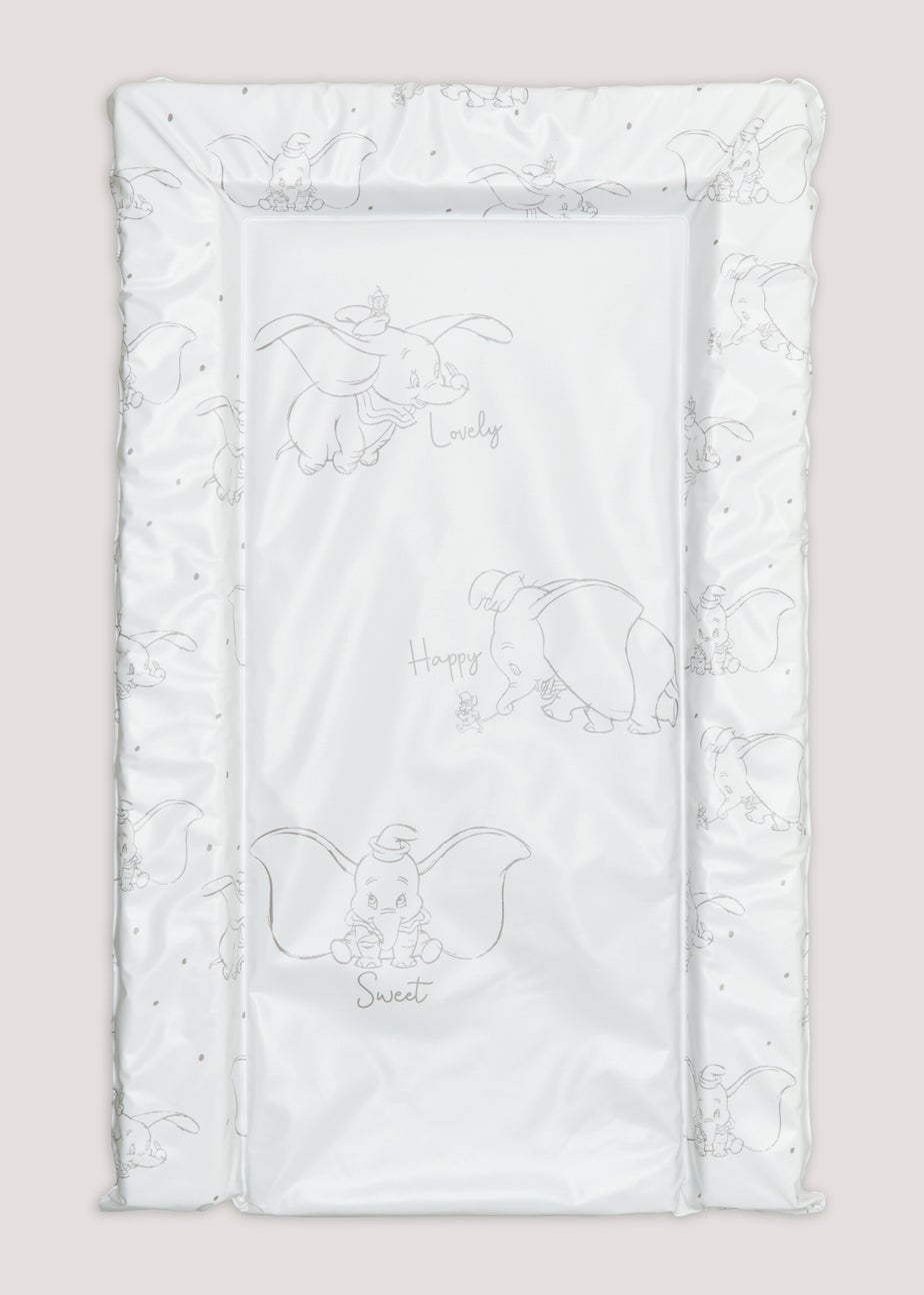 White Disney Dumbo Baby Changing Mat (30cm x 17cm x 2cm)