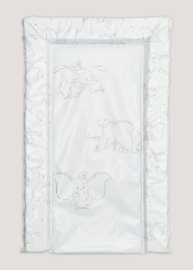 White Disney Dumbo Baby Changing Mat (30cm x 17cm x 2cm)