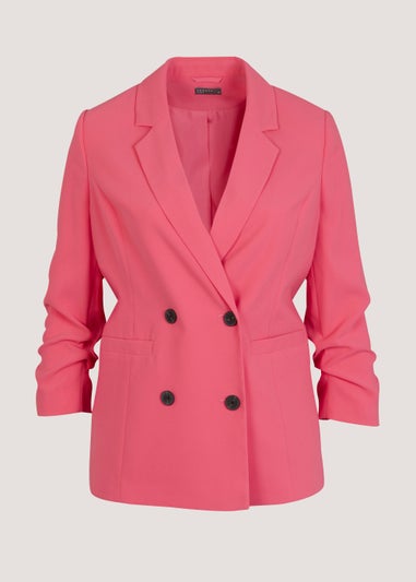 Papaya Curve Pink Blazer
