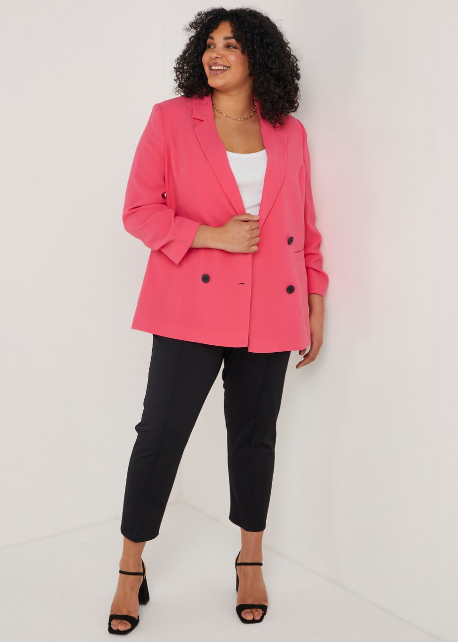 Papaya Curve Pink Blazer