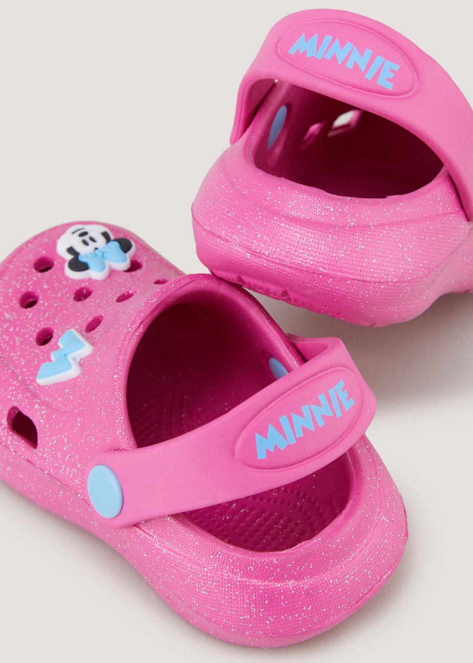 Girls Pink Disney Minnie Mouse Clogs (Younger 4-12)