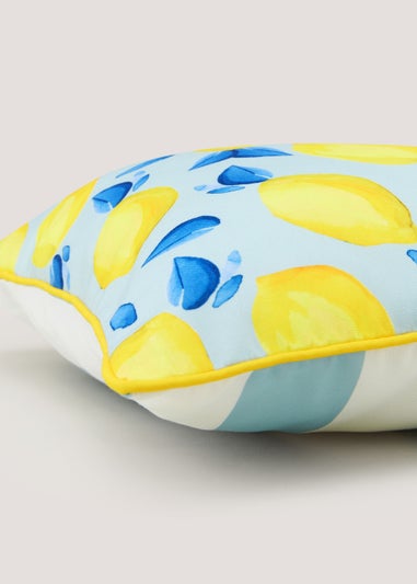 Lemon Reversible Outdoor Cushion (46cm x 46cm)