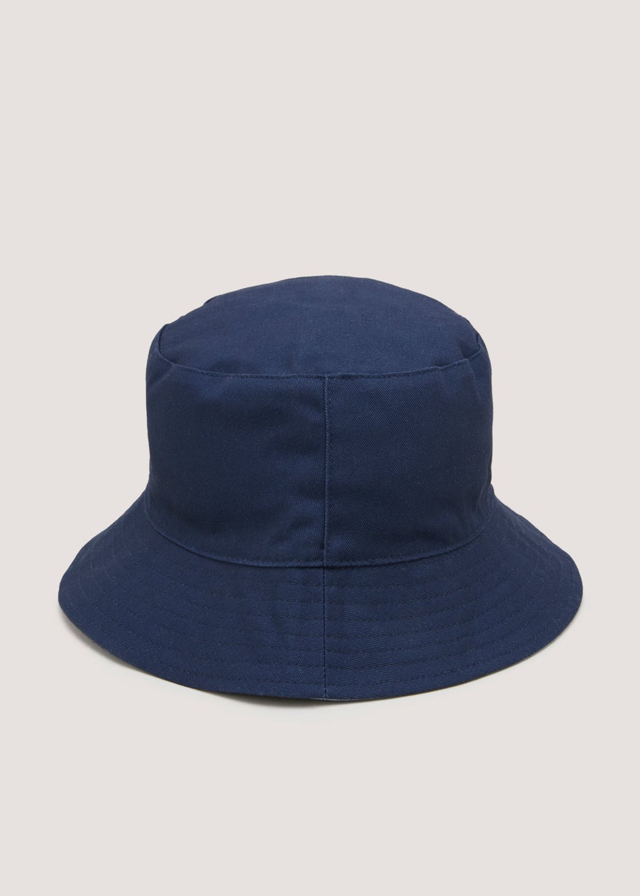 Navy Reversible Bucket Hat