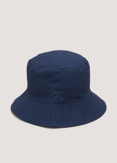 Navy Reversible Bucket Hat