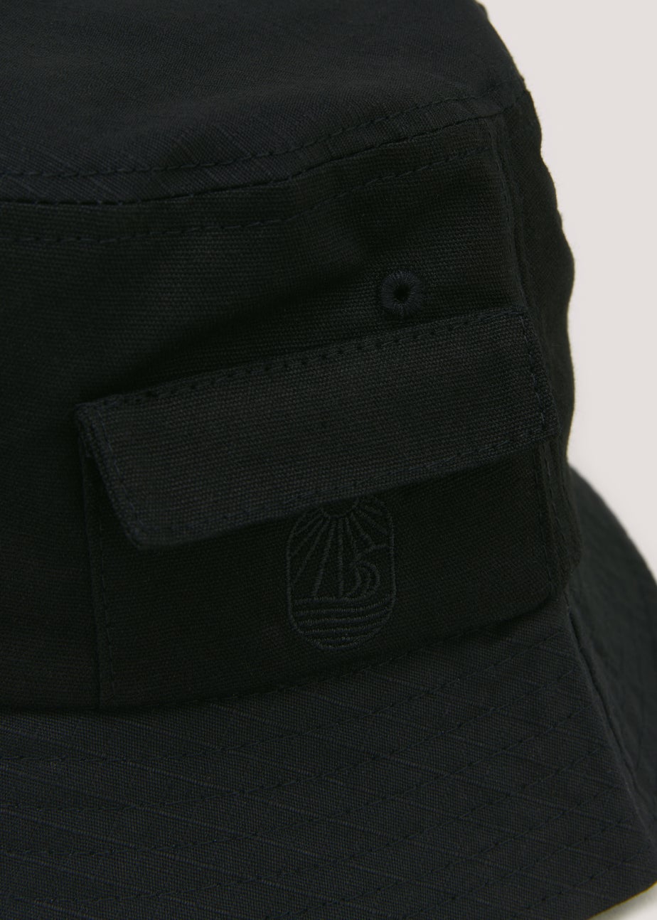 Black Texture Bucket Hat