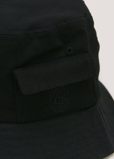 Black Texture Bucket Hat