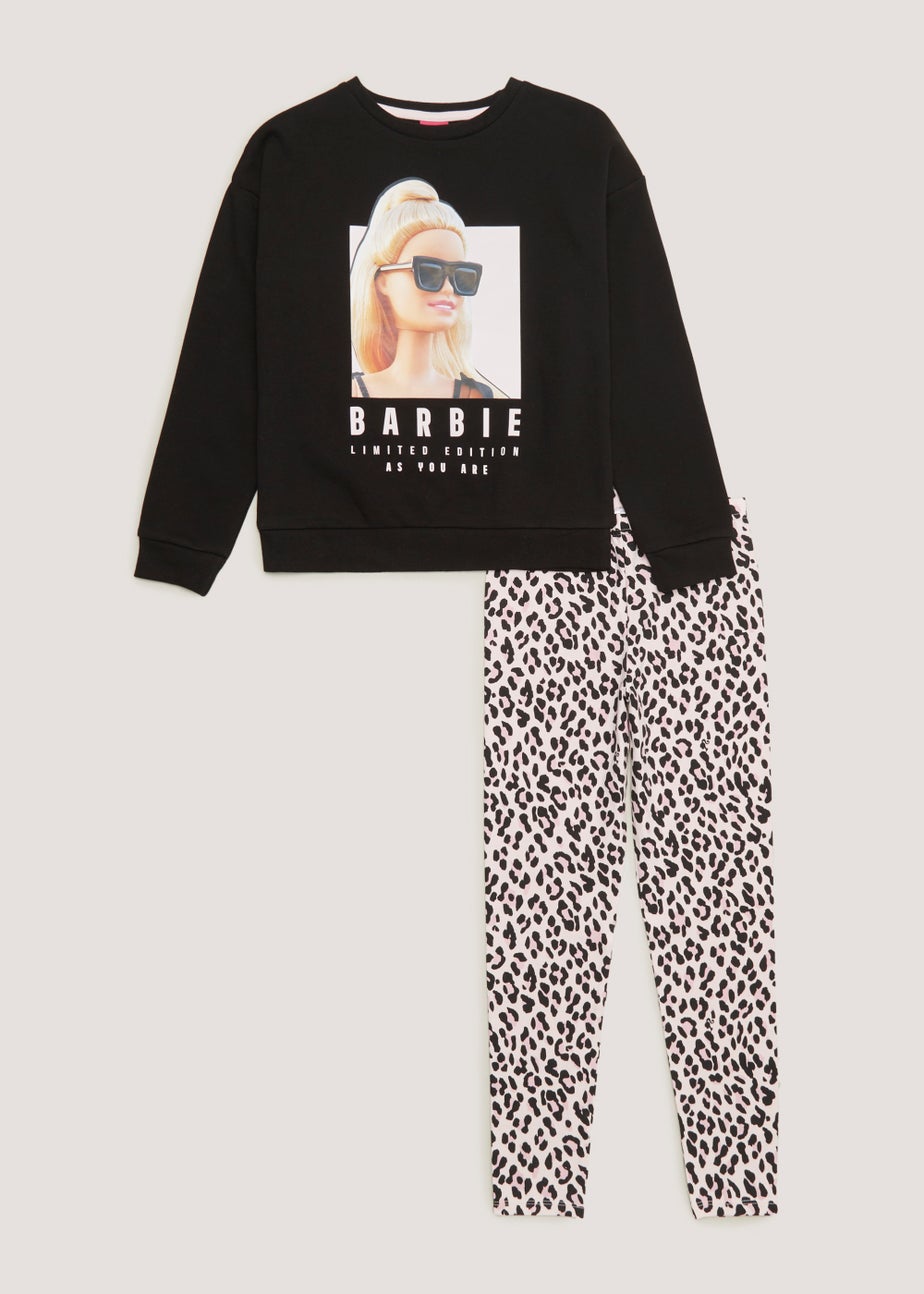 Girls Barbie Sweatshirt & Leggings Set (4-13yrs)