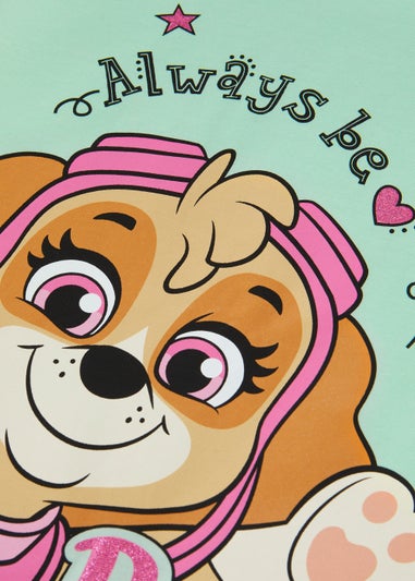 Kids Aqua Paw Patrol Brave Frill T-Shirt (12mths-5yrs)