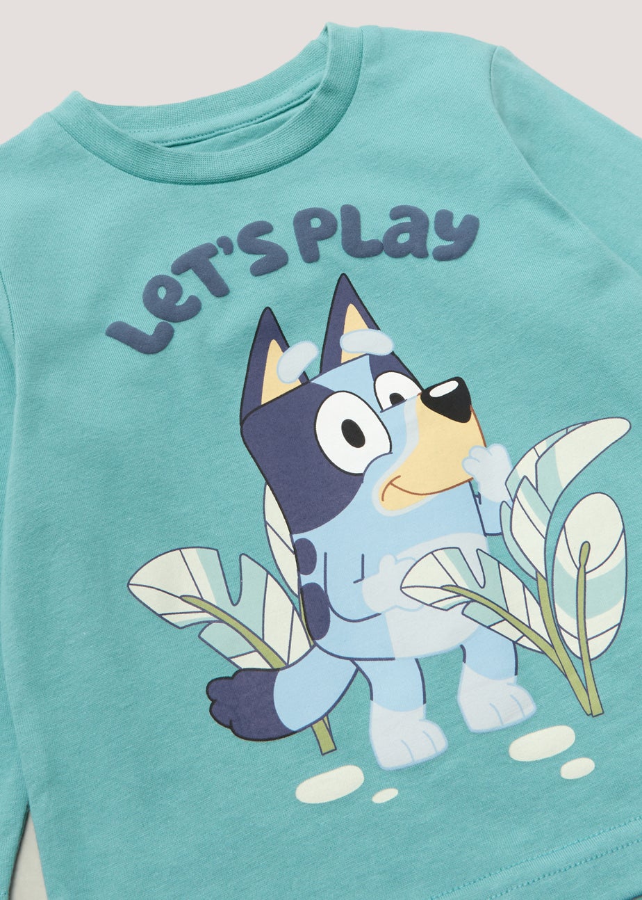 Kids Bluey Teal Long Sleeve T-Shirt (9mths-6yrs)