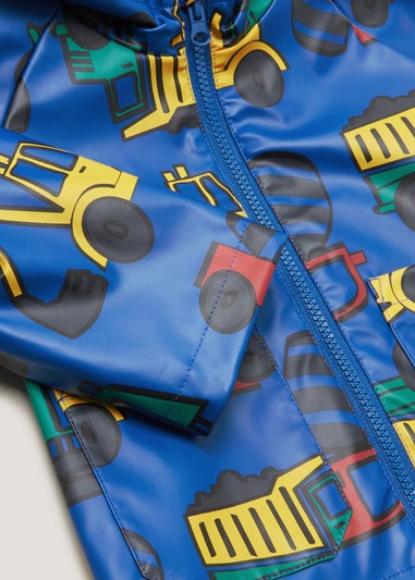 Boys Blue Truck PU Jacket (9mths-6yrs)